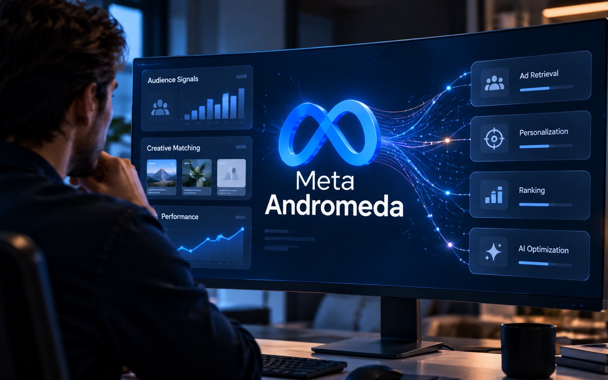 Meta Andromeda e modelli AI applicati alle Meta Ads