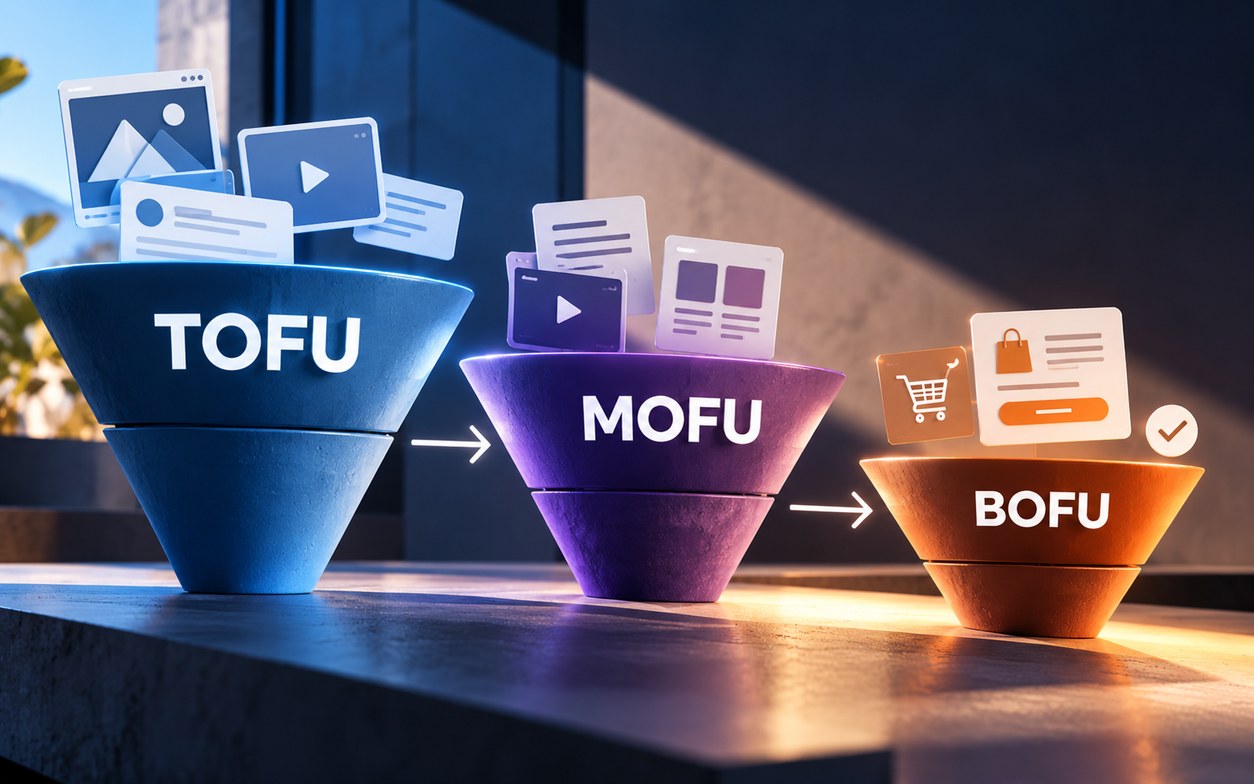 Schema TOFU, MOFU e BOFU applicato al funnel Meta Ads nel 2026