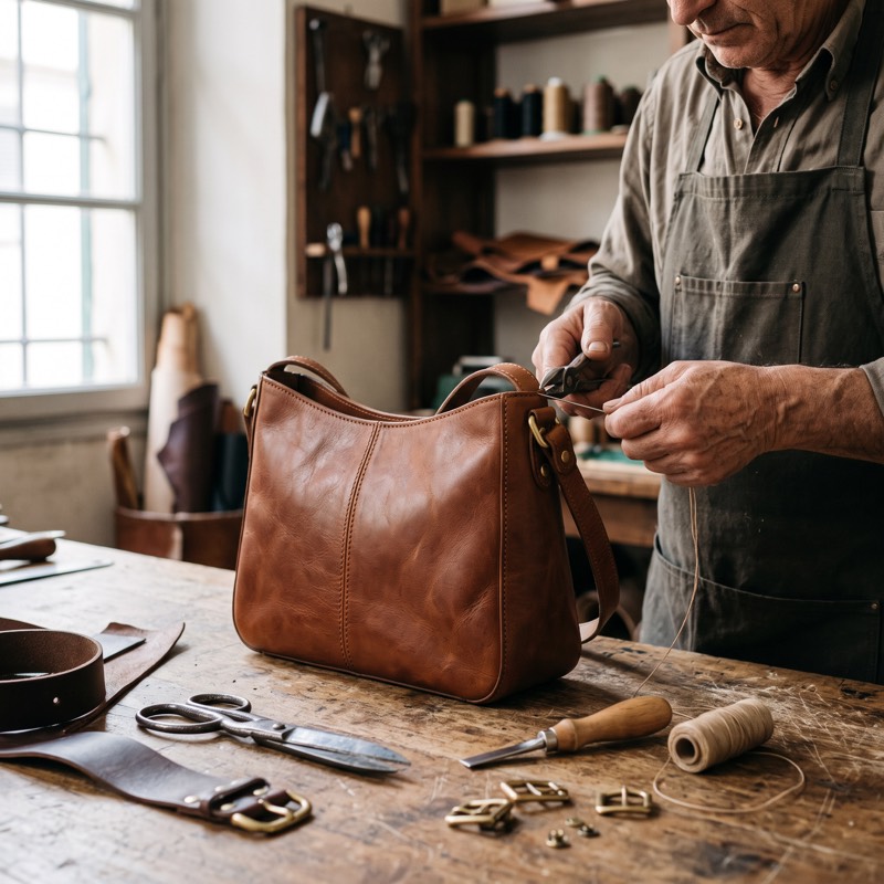 Handmade leather goods